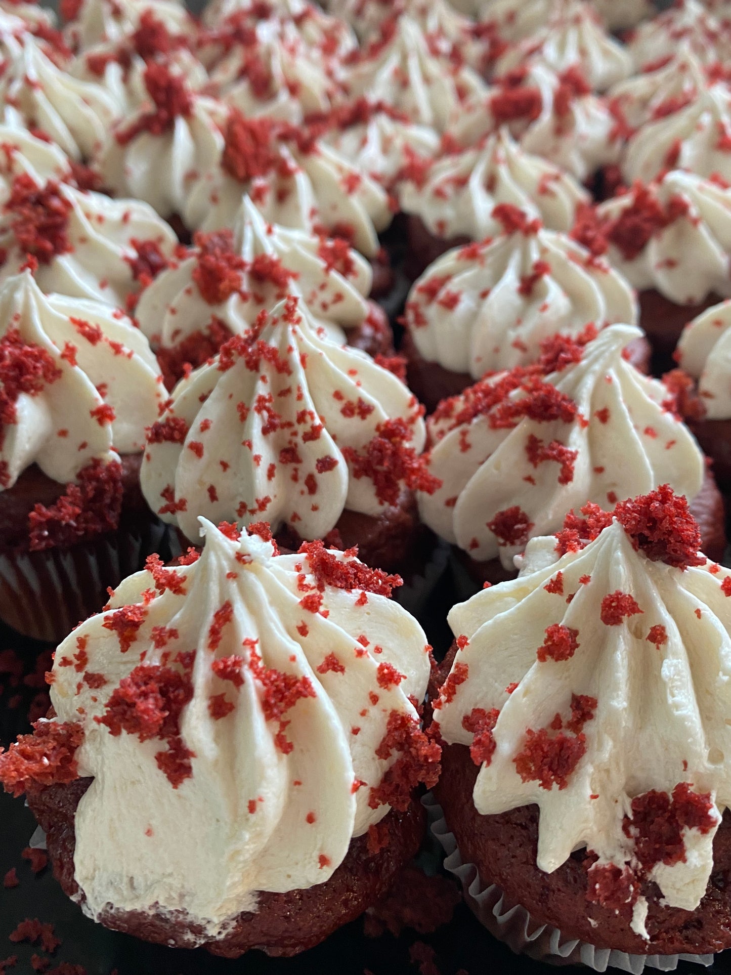 Red Velvet Mini Cupcake Platter