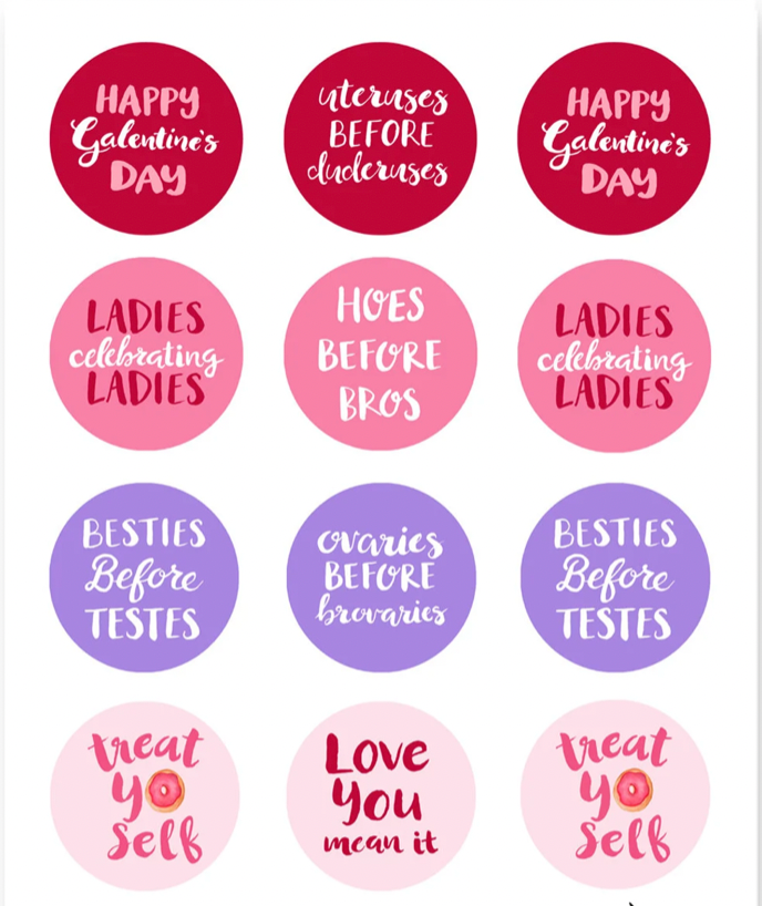 1 Dozen GALentines Day Cupcakes
