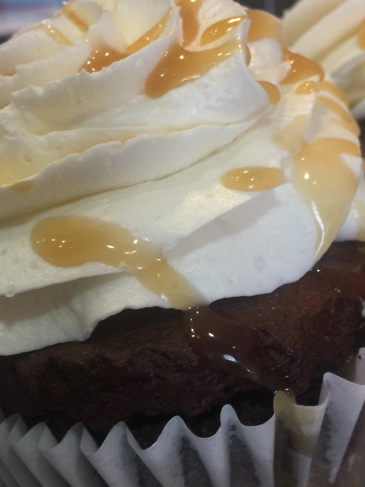 Gluten Free Chocolate Salted Caramel Cupcakes